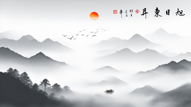 水墨山水