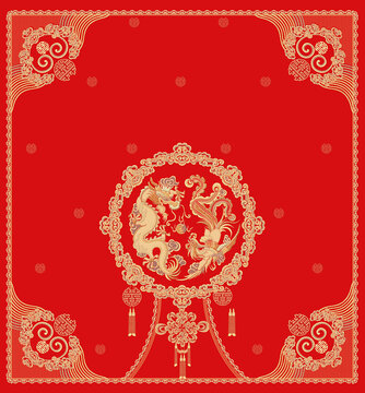刺绣龙凤