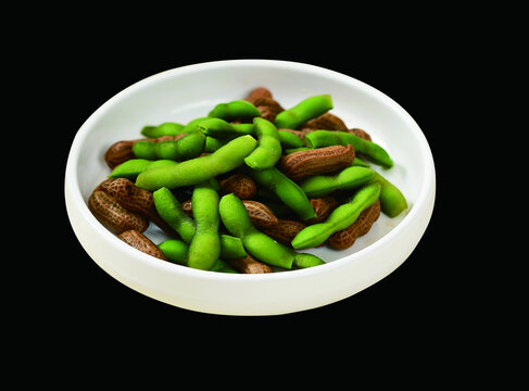 毛豆花生
