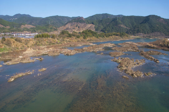 俯拍富屯溪