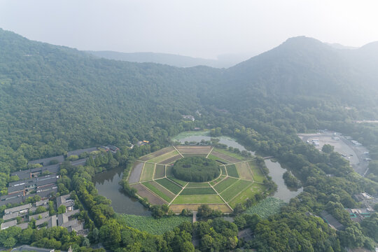 西湖八卦田景区景观