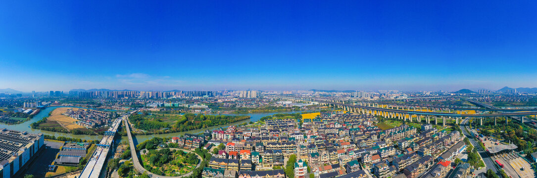 山水武宁城市风景
