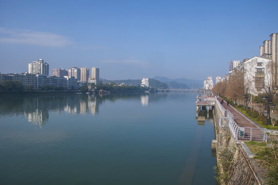 邵武沿江景色