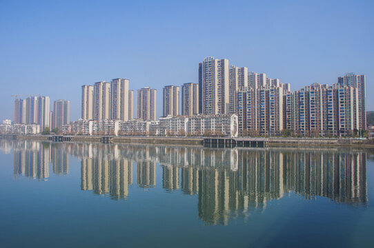 邵武沿江楼房