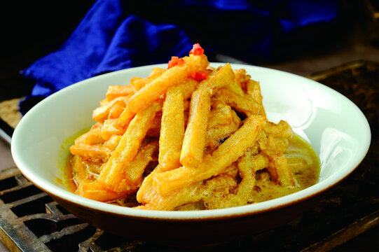 咸蛋黄茄子