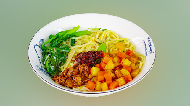 臊子凉拌饸络