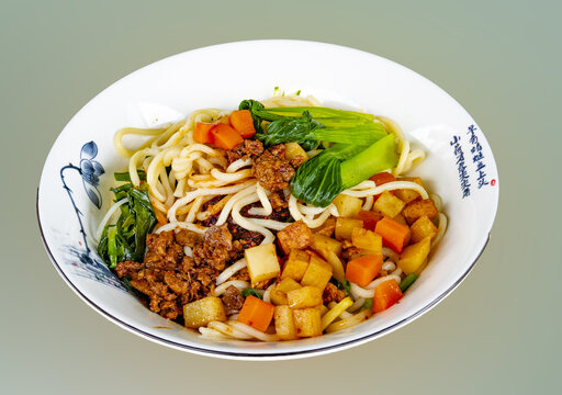 凉拌饸络