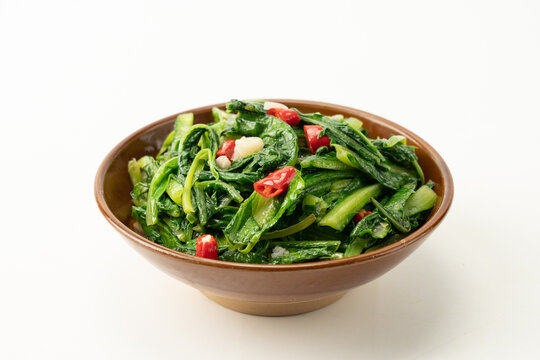 清炒油麦菜
