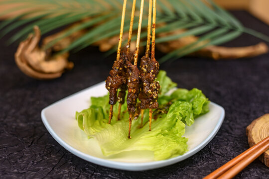 烤牛肉串