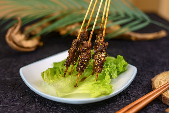 烤牛肉串