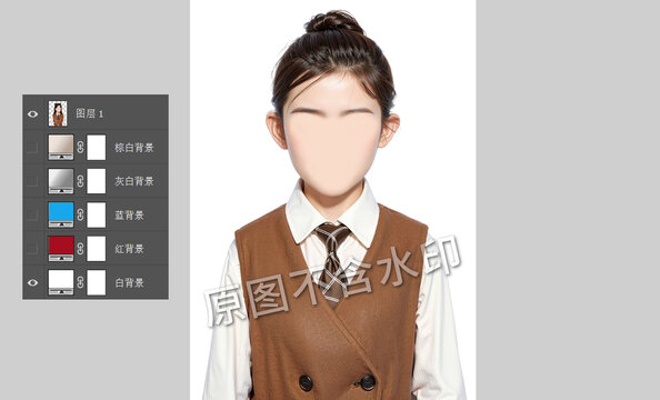 幼儿园小学生儿童证件照