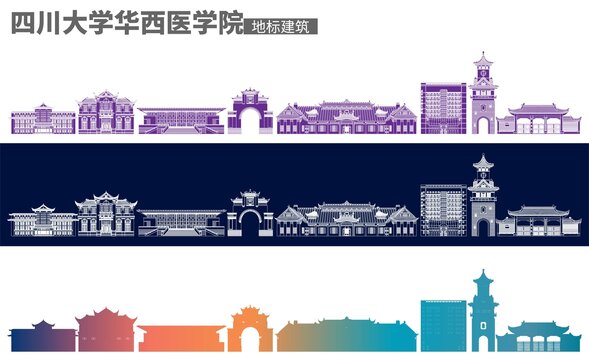 四川大学华西医学院地标建筑