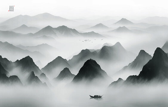 水墨画