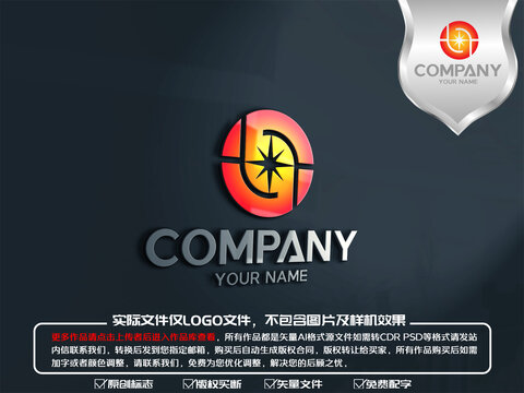 J字母照明电器logo