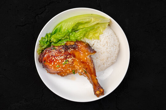 鸡腿饭