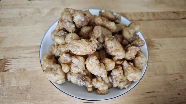 干炸肉段