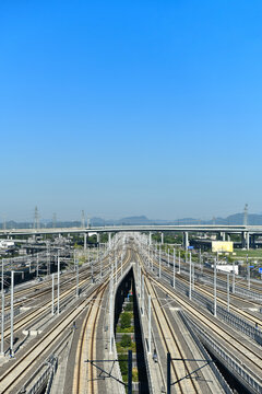 城市交通火车轨道