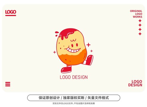 原创卡通土豆logo