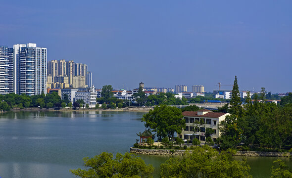 沙洋城市风光