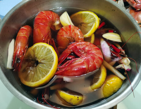 腌虾