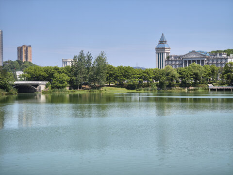 绿水小桥建筑