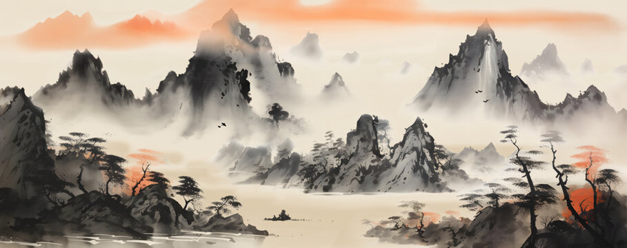山水画