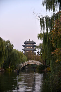 济南大明湖公园超然楼