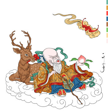 国潮福禄寿