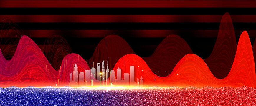 山水背景