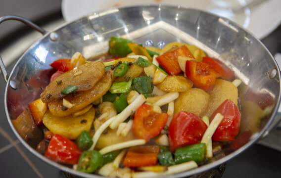 干锅土豆片