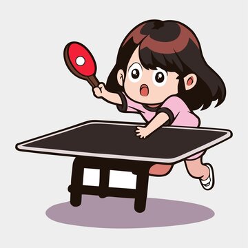 乒乓球女孩