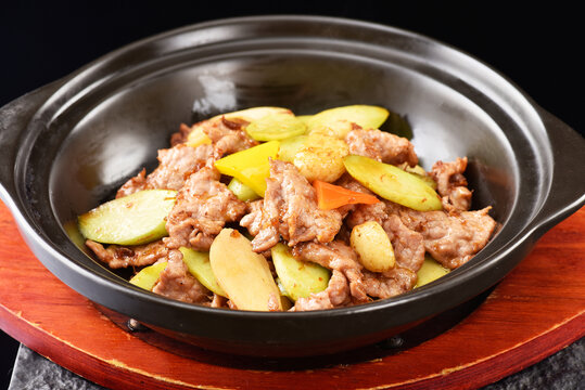 啫啫芥兰牛肉