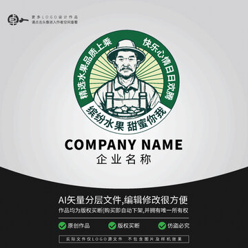 卡通果农水果蔬菜新鲜LOGO