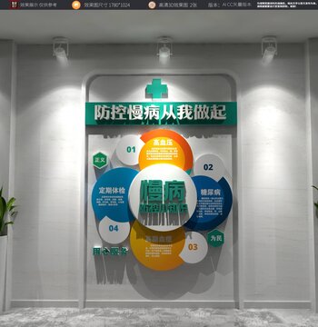慢性疾病防控文化墙