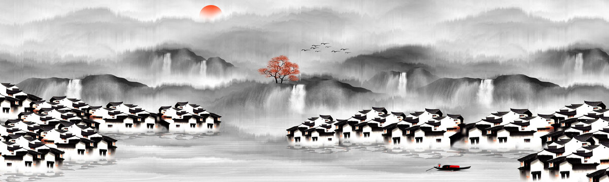 水墨江南