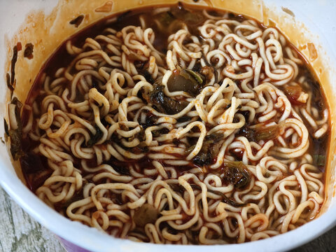 方便面特写