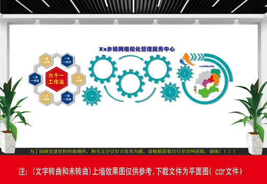 社区网格化管理文化墙