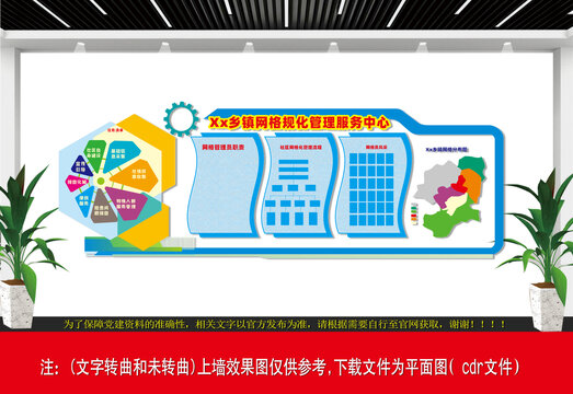 社区网格化管理文化墙