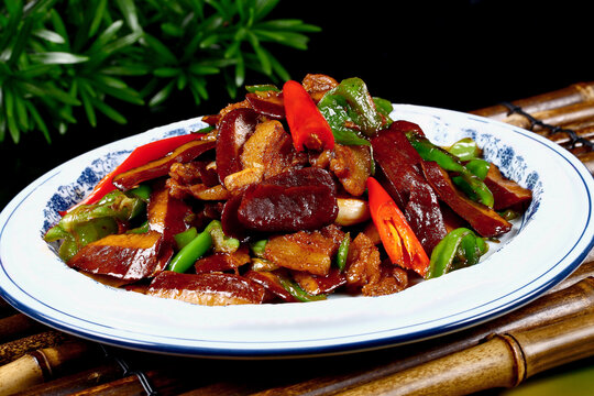 茶香干炒肉
