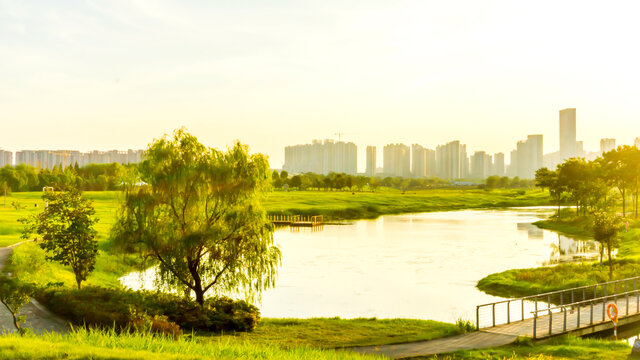 夕阳晚霞晚景