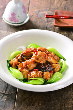 面筋夹肉