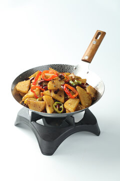 干锅土豆片