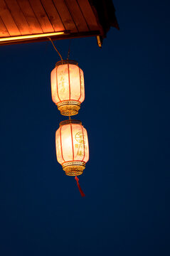 丽江古镇夜景
