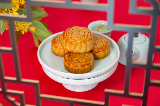 中秋广式月饼