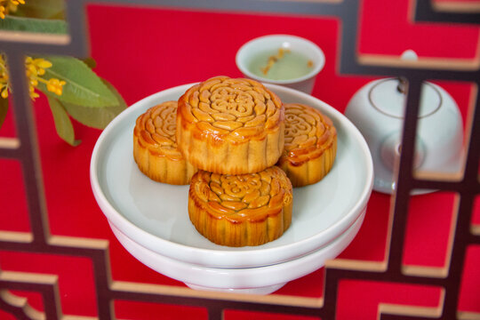 中秋广式月饼