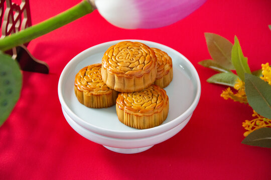 中秋广式月饼