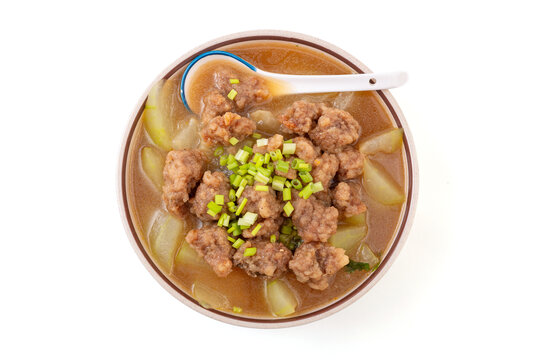 驴肉丸子炖冬瓜