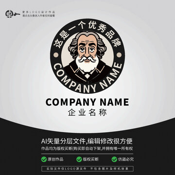 国外卡通外国人物LOGO