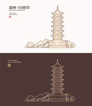 温州白象塔