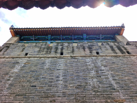 咸阳凤凰台墙壁